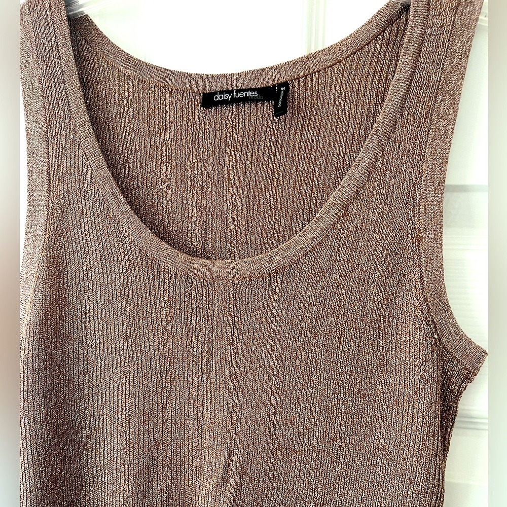 NWOT Sparkly Daisy Fuentes Tank Top
